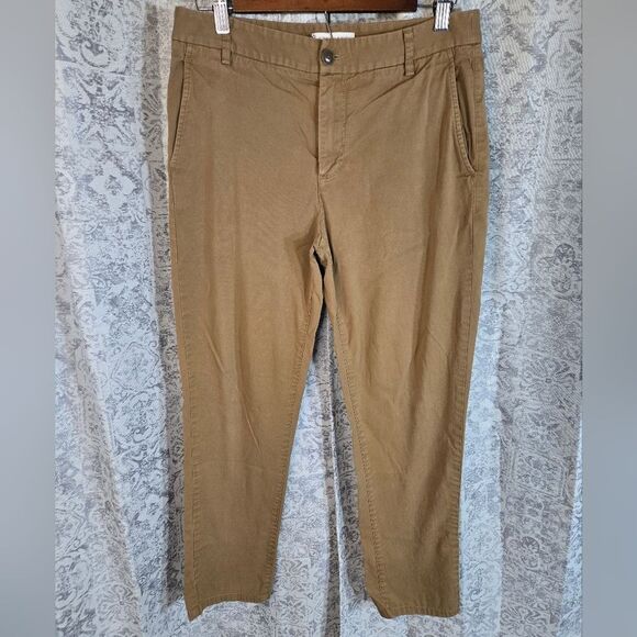 Men's Everlane pants size 30x30 tan khakis business casual cotton chinos - Picture 1 of 9